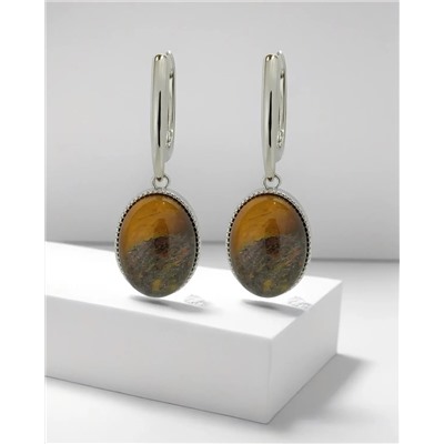 Серьги "Тигровый глаз"