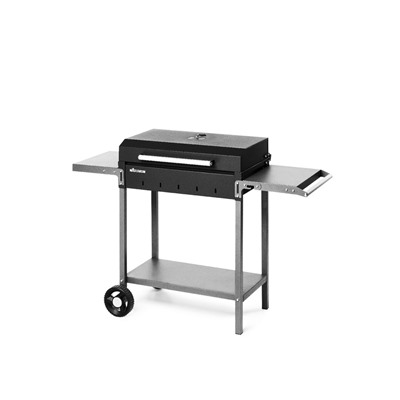 Мангал MAH 203, 128.5×52×90.1 см, 2 мм, колеса, боковые полки, крышка