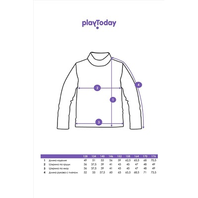 Водолазка PLAYTODAY, 1049877