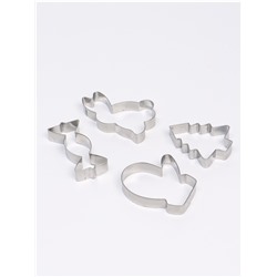 Формы для выпечки новогодние «Зимний вкус», 10 шт.