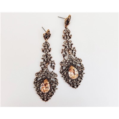 Серьги с чешскими кристаллами