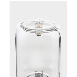 Диспенсер для напитков Magistro «Бугель», 3 л, 11.5×17 см, с краном и бугельным замком, стекло, прозрачный