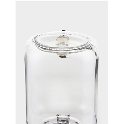 Диспенсер для напитков Magistro «Бугель», 3 л, 11.5×17 см, с краном и бугельным замком, стекло, прозрачный