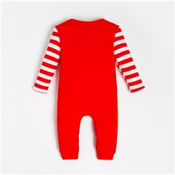 Комбинезон детский «Крошка Я. Мишка», рост 74-80 см, красный