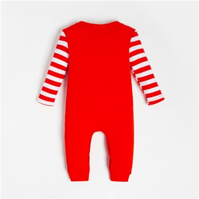 Комбинезон детский «Крошка Я. Мишка», рост 74-80 см, красный