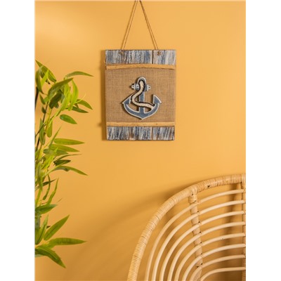 Панно плетёное «Якорь», 25×4×55 см