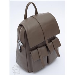 Рюкзак женский кожаный 18297 d.apricot Polina&Eiterou