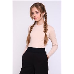 Джемпер "лапша" стойка арт. 13288 (Бежевый)