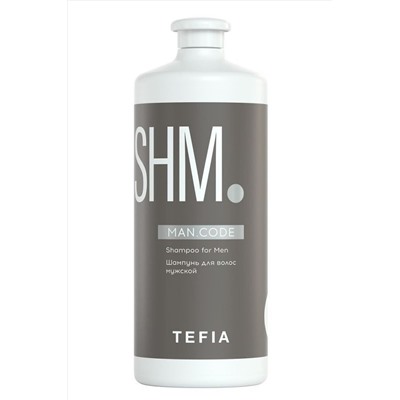 TEFIA Man.Code Шампунь для волос мужской укрепляющий / Strengthening Shampoo for Men, 1000 мл KRISTALLER, 1108701