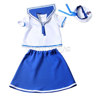 Комплект для девочек модель "Морячка" р-р 110