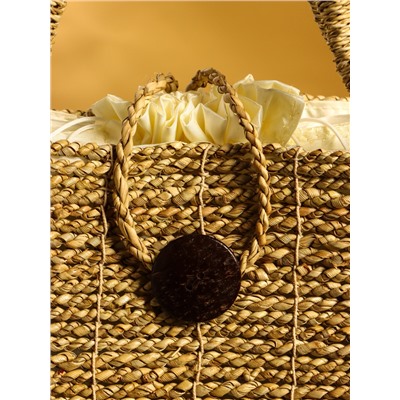 Сумка плетёная из сиграсса, 32×12×35 см