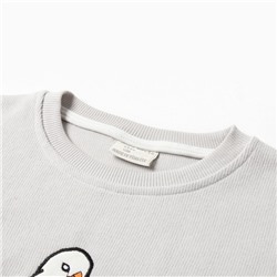 Свитшот детский, цвет серый, рост 104 см