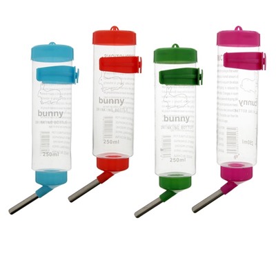 Поилка для грызунов, 250 мл, 16.5×5 см, цвет МИКС