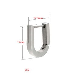 Акц -12% Серьги с замком кольцо арт. 13 1553 (id 254850)