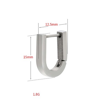 Акц -12% Серьги с замком кольцо арт. 13 1553 (id 254850)