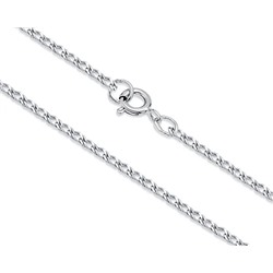 Цепь из серебра двойной ромб граненый, РГр-60