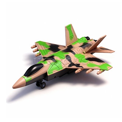 Самолет "Военный истребитель" р/у, 27 MHz, в коробке
