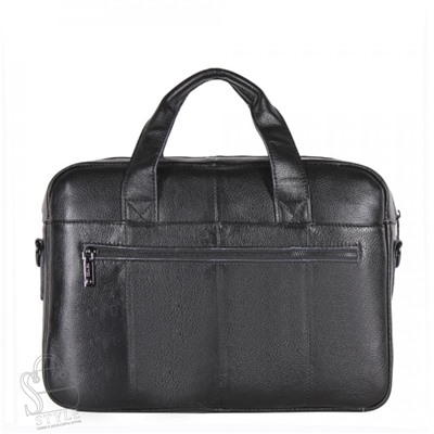 Портфель мужской кожаный 11017Z black Zinimsk