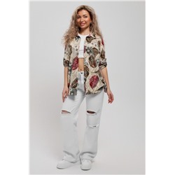 Рубашка 53036 (Бордо)