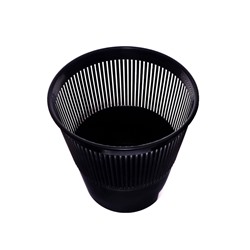 Корзина для бумаг и мусора 10 л, «Доступный офис», сетчатая, чёрная