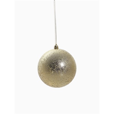 Ёлочные игрушки «Ретро», шары новогодние, d=10 см, набор 2 шт., золото
