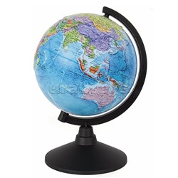 Глобус Земли политический 210мм рельефный с подсветкой Классик