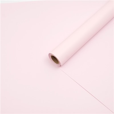 Пленка для цветов и букетов, тонированная, матовая, нежная сирень, 0.5×10 м, 65 мкм