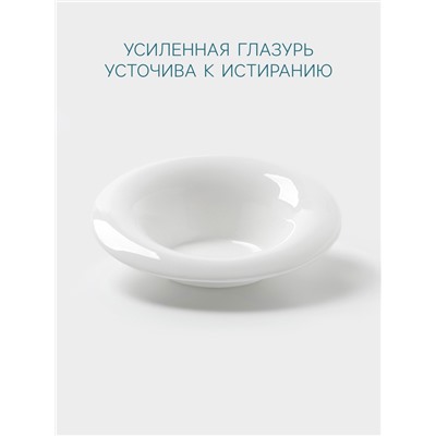Тарелка Hanna Knövell, 320 мл, 25.4×21.9 см, фарфор, белая