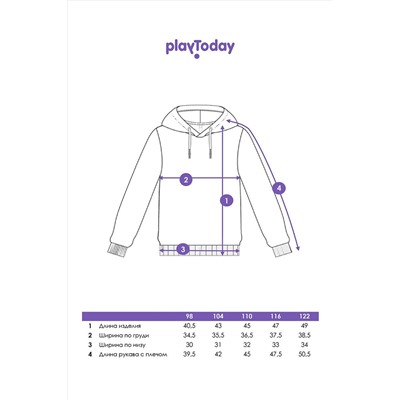 Худи PLAYTODAY, 1088737