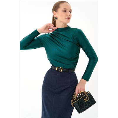 Лонгслив Нора (изумрудный)