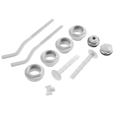 Набор для подключения радиатора ZEIN, 1" x 3/4", с двумя кронштейнами