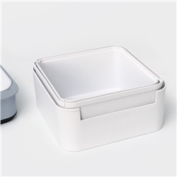 Ведро мусорное сенсорное SAVANNA, складное, 18 л, белое