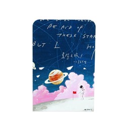 Держатель ограничитель подставка для книг, 2 штуки «Планеты. Луна»
