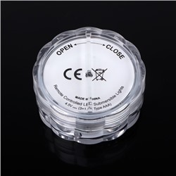 Светильник подводный, 10 LED, 3 Вт, IP68, RGB, от батареек 3хААА (не в компл.)