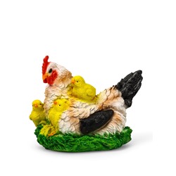 Садовая фигура из полистоуна «Курица Наседка», 27×20×22 см