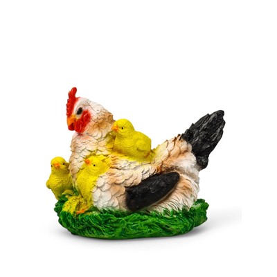 Садовая фигура из полистоуна «Курица Наседка», 27×20×22 см