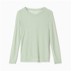 Лонгслив женский KAFTAN: Basic line, оливковый, размер 40-42