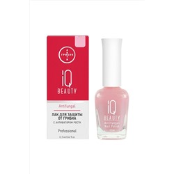 IQ Beauty Лак для ногтей для защиты от грибка с активатором роста / Antifungal Nail Polish 01, розовый прозрачный, 12,5 мл KRISTALLER, 1111001