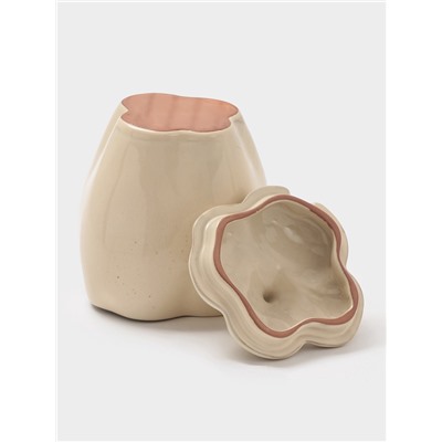 Горшок для запекания Борисовская керамика «Перец», 800 мл, бежевый