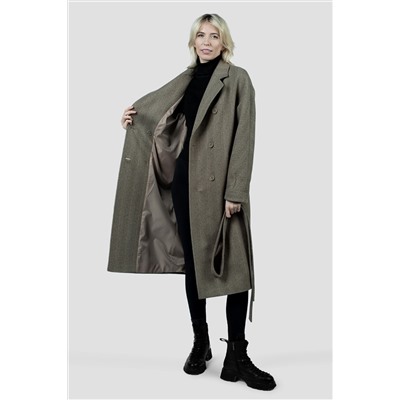 01-12242 Пальто женское демисезонное (пояс)