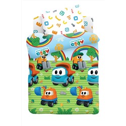 КПБ детск. поплин "Грузовичок Лёва" (40х60) рис. 16629-1/16630-1 Лёва и друзья