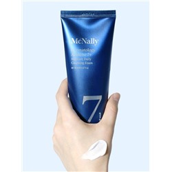 MCNALLY - ПЕНКА ДЛЯ УМЫВАНИЯ С АЗУЛЕНОМ УВЛАЖНЯЮЩАЯ DERMATOLOGY AZULENE 7+ MOISTURE DAILY CLEANSING FOAM, 150 МЛ