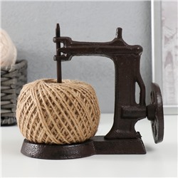 Фигурка-держатель, катушка для ниток «Швейная машинка», чугун, 16×14.5 см