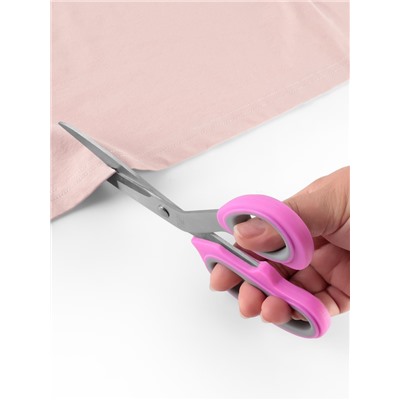 Ножницы портновские, скошенное лезвие, 8", 21 см, МИКС