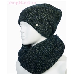 55400-1 Комплект женский (колпак+снуд) (56-58)