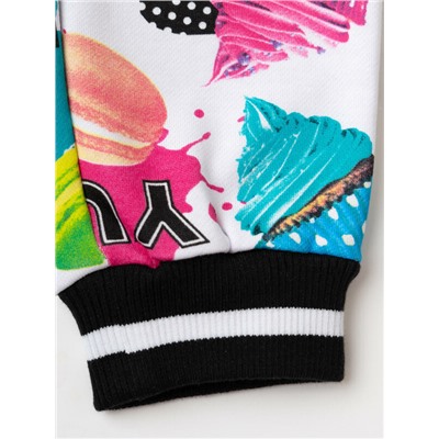 Комплект трикотажный для девочек: толстовка, брюки