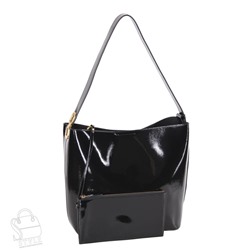 Сумка женская кожаная 1266EC black Euro-Col