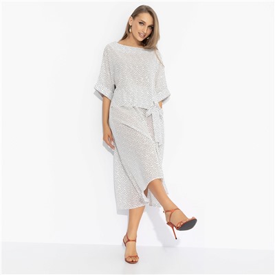 Костюм с юбкой свободного силуэта, В ритме комплиментов (2 в 1)