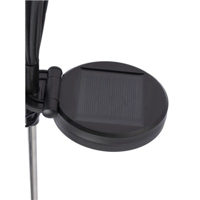 Садовый светильник «Шарики», уличный, на солнечной батарее, 68 см, 10 LED, свечение мульти