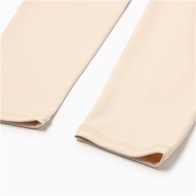 Легинсы спортивные женские MINAKU: SPORTLY, белые, размер 44